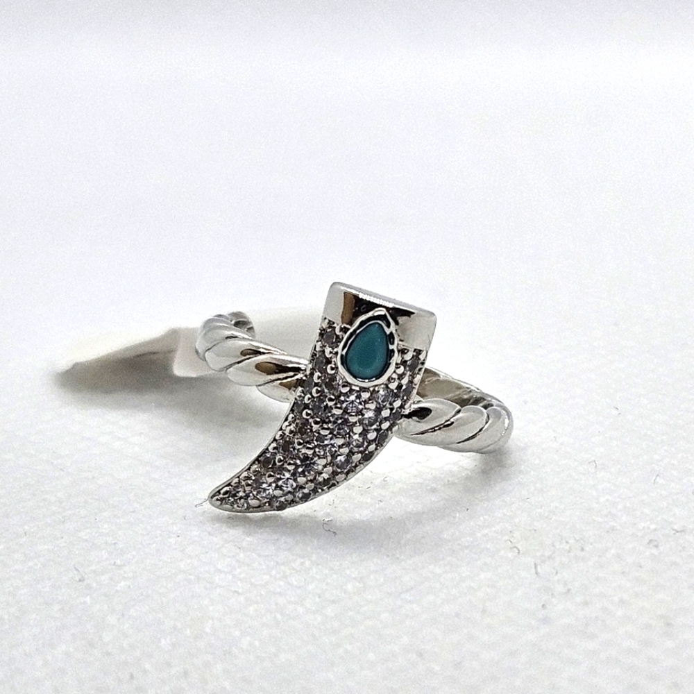 Turquoise Magnesite Ring Sz 5